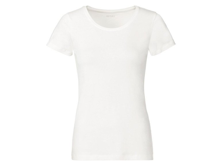 Gehe zu Vollbildansicht: ESMARA® T-Shirt Damen, 2 Stück, mit Rundhalsausschnitt - Bild 3