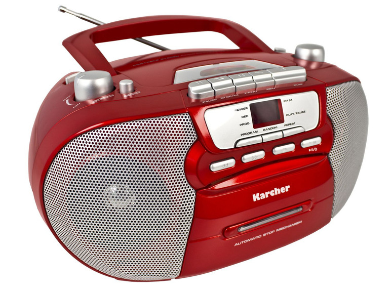 Gehe zu Vollbildansicht: Karcher RR 5040 Oberon tragbares Radio mit CD-Player - MW / UKW - Kassette - Bild 16