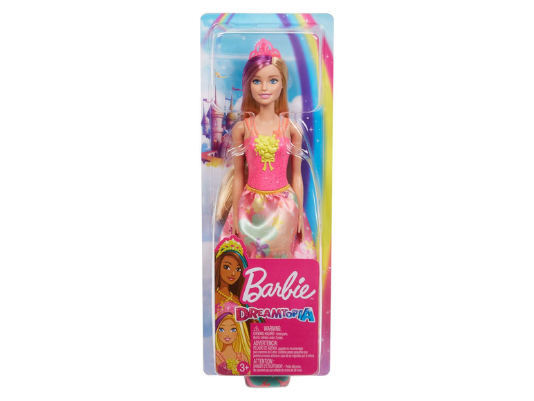 Gehe zu Vollbildansicht: Barbie Dreamtopia Prinzessinnen-Puppe (blond- und lilafarbenes Haar) - Bild 4