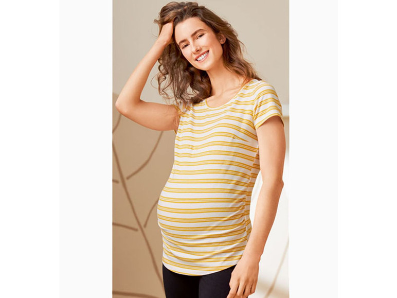 Gehe zu Vollbildansicht: ESMARA® Damen Umstands-T-Shirts, 2 Stück, mit Baumwolle - Bild 11