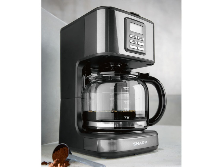Gehe zu Vollbildansicht: Sharp Edelstahl Kaffeemaschine »SA-BC2002A«, digital - Bild 8