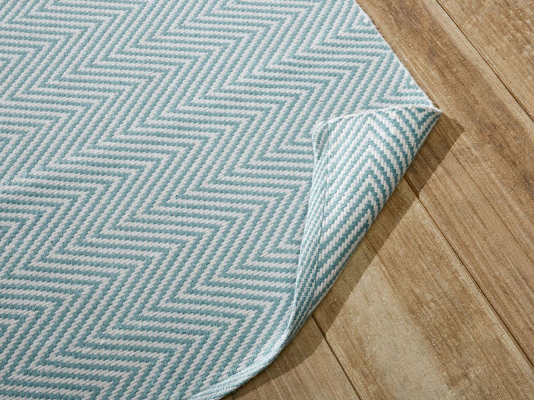 Gehe zu Vollbildansicht: MERADISO® Teppich, 140 x 200 cm, aus reiner Baumwolle - Bild 5