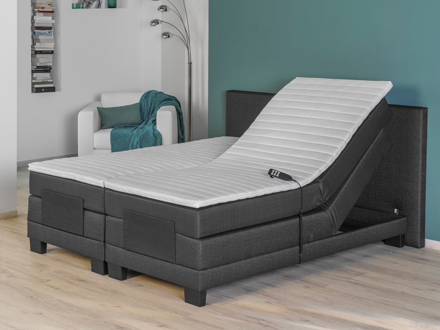 SUN GARDEN Boxspringbett »BRISBANE«, mit Topper, Taschenfederkern