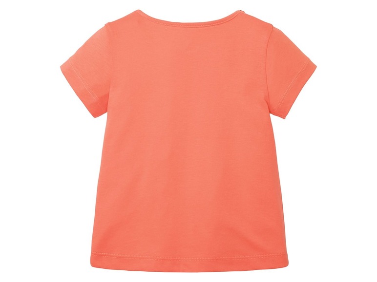 Gehe zu Vollbildansicht: LUPILU® Kleinkinder T-Shirts Mädchen, 2 Stück, aus Baumwolle - Bild 7
