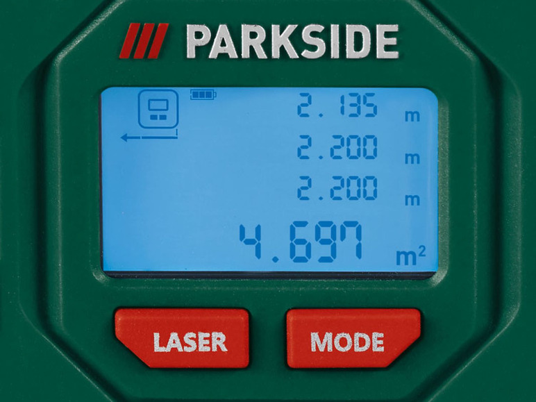 Gehe zu Vollbildansicht: PARKSIDE® 4V Massband »PLMB 4 A1« mit Laserentfernungsmesser - Bild 6