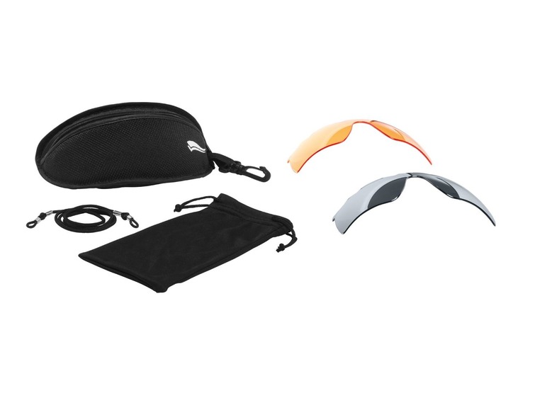Gehe zu Vollbildansicht: CRIVIT® Sportbrille, mit 3 Paar Wechselscheiben, mit UV-Schutz, inklusive Etui - Bild 8
