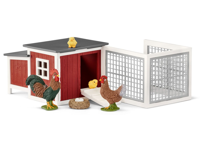 Gehe zu Vollbildansicht: Schleich Farm World 42421 »Hühnerstall«, mit Zubehör, viele Spielfunktionen, ab 3 Jahren - Bild 1