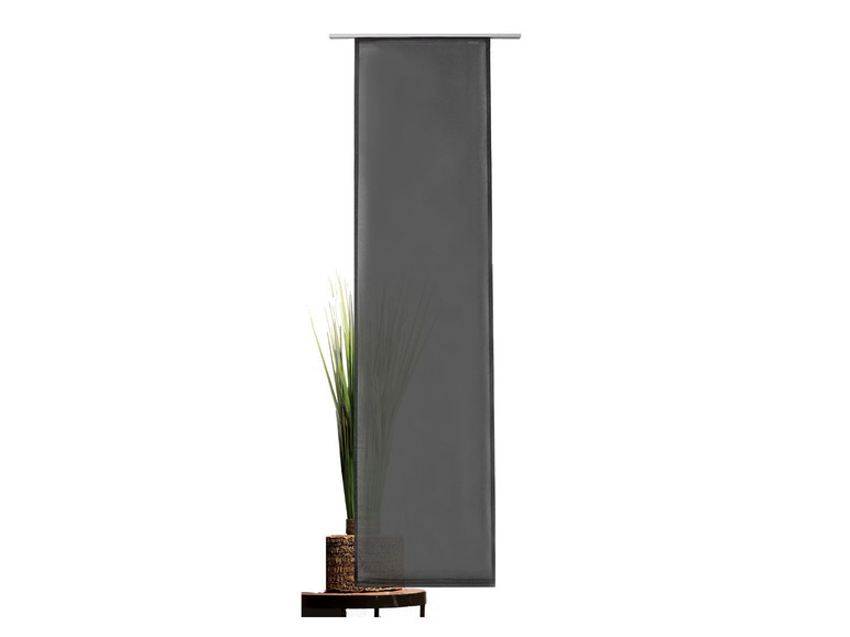 Gehe zu Vollbildansicht: mydeco Schiebevorhang, 60 x 245 cm, halbtransparent, modern und leicht - Bild 10