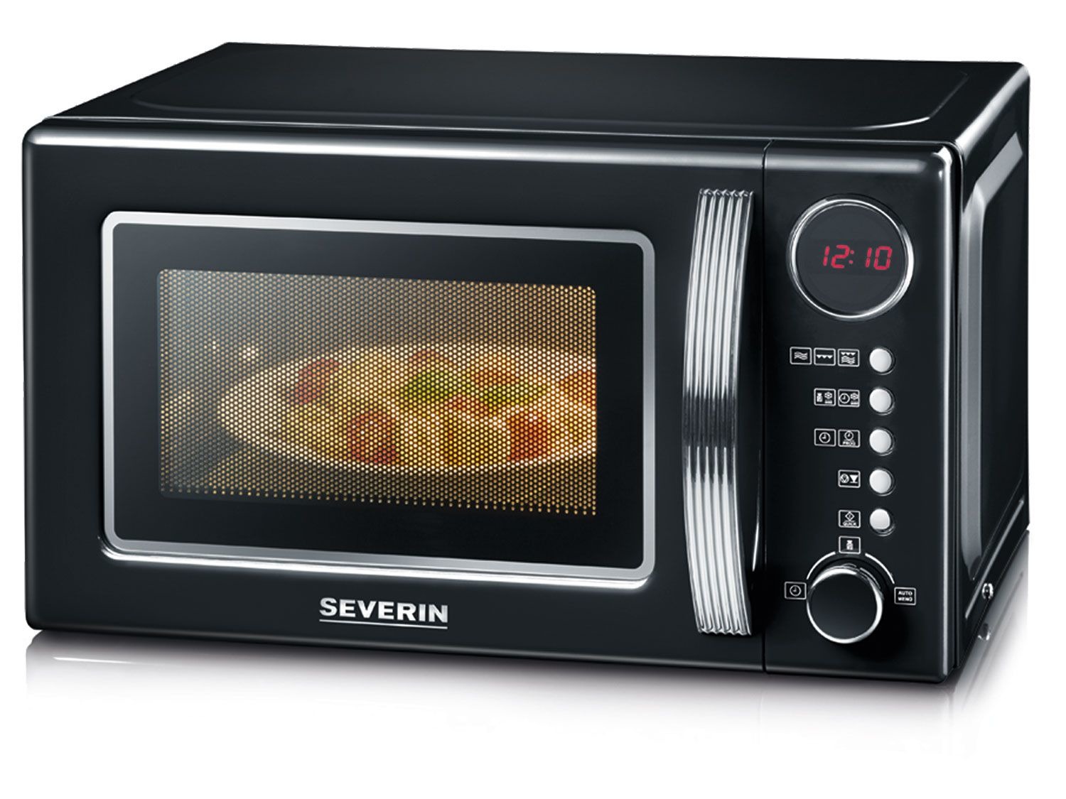 SEVERIN Mikrowelle »MW 7894«, mit Grillfunktion, Retro, 8 Programme, 20