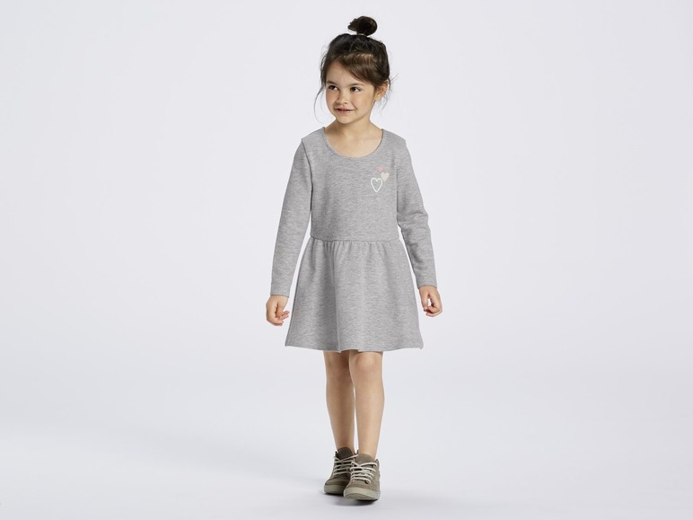 Gehe zu Vollbildansicht: LUPILU® Kleider Mädchen, French-Terry-Qualität, mit Bio-Baumwolle, 2 Stück - Bild 15
