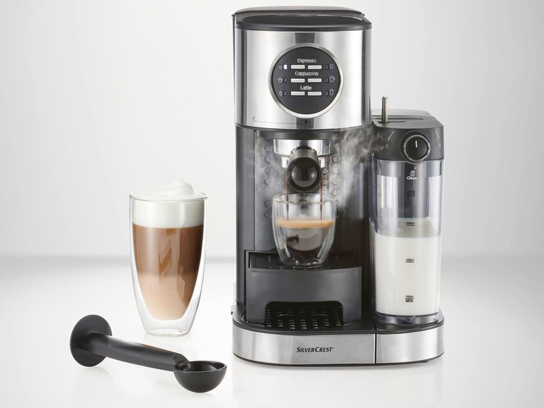 Gehe zu Vollbildansicht: SILVERCREST® Espressomaschine mit Milchaufschäumer SEMM 1470 A1 - Bild 5