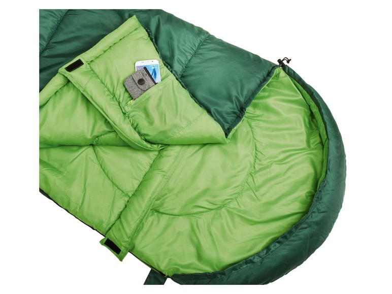 Gehe zu Vollbildansicht: CRIVIT® Schlafsack, mit Reißverschluss, Wärmeleiste, inklusive Kompressions-Packsack - Bild 10