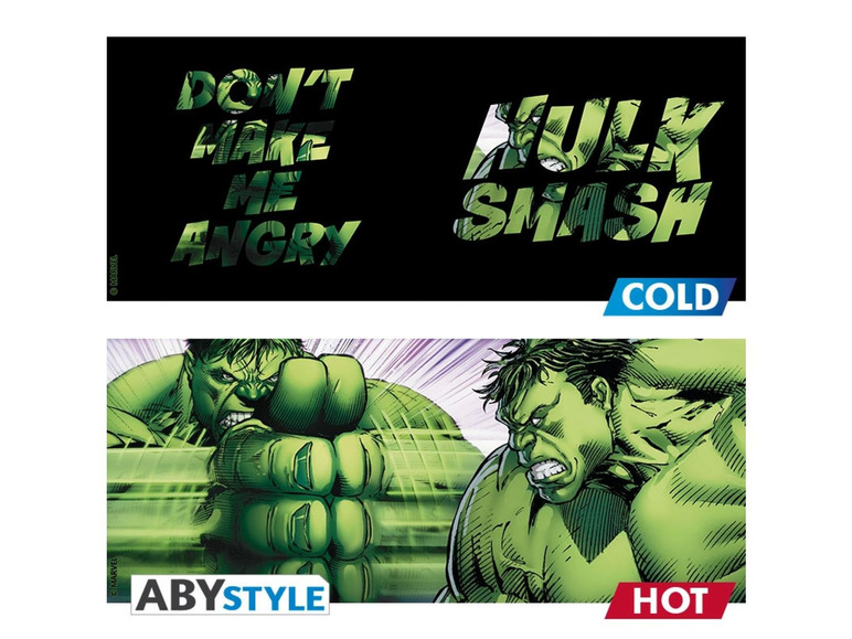 Gehe zu Vollbildansicht: Abysse Deutschland GmbH Tasse Thermo Marvel Hulk Smash - Fanartikel - Bild 4