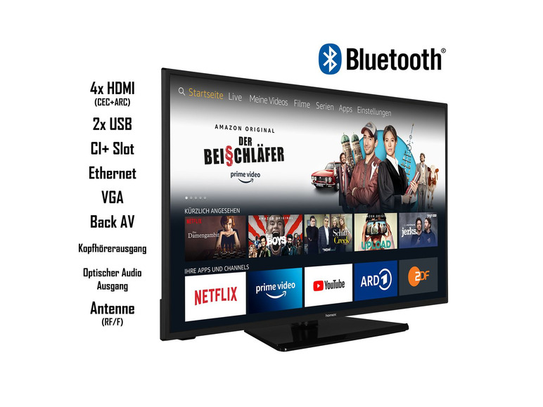Gehe zu Vollbildansicht: homeX Fire TV - Fernseher / Smart TV (4K UHD, HDR, Alexa Sprachsteuerung, Triple-Tuner) [Modelljahr 2021] - Bild 5
