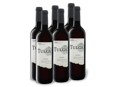 6 x 0,75-l-Flasche Weinpaket Tulga Crianza Toro DO trocken, Rotwein