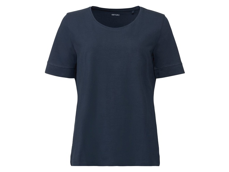 Gehe zu Vollbildansicht: ESMARA® T-Shirt Damen, 3 Stück, mit Bio-Baumwolle und Elasthan - Bild 12
