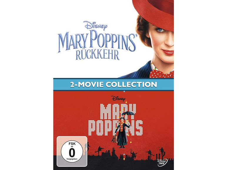 Gehe zu Vollbildansicht: DISNEY Mary Poppins /Mary Poppins' Rückkehr (Doppelpack) Mary Poppins /Mary Poppins' Rückkehr (Doppelpack) - Bild 1