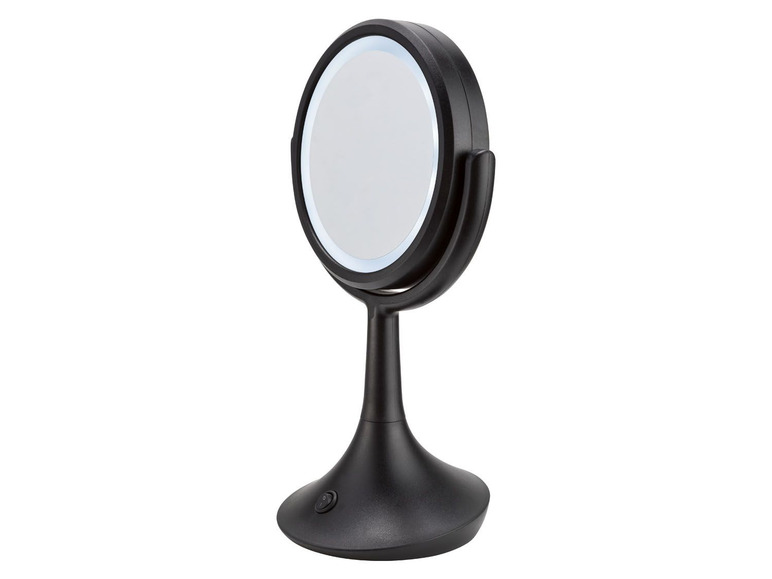 Gehe zu Vollbildansicht: MIOMARE® LED-Kosmetikspiegel, Rand mit LED-Licht, drehbarer Spiegel, 5-fache Vergrößerung - Bild 16