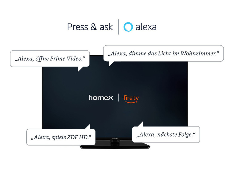 Gehe zu Vollbildansicht: homeX Fire TV - Fernseher / Smart TV (4K UHD, HDR, Alexa Sprachsteuerung, Triple-Tuner) [Modelljahr 2021] - Bild 22