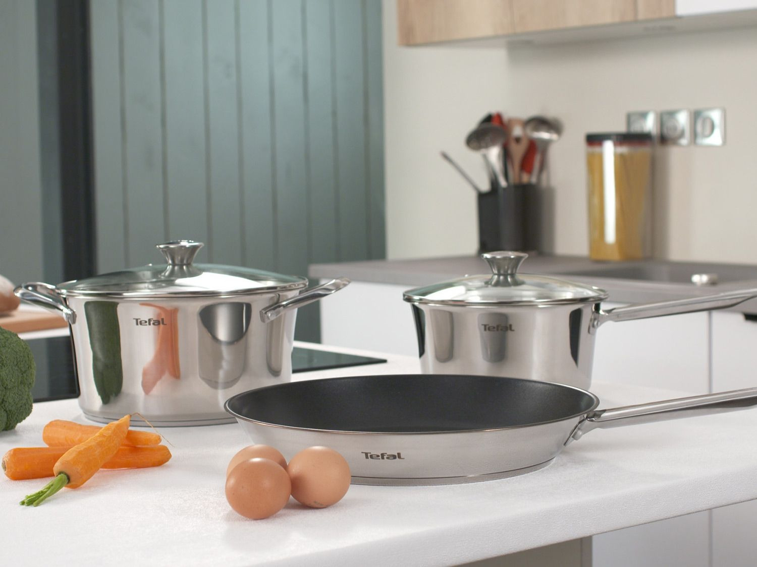 Topf-Set Mit Antihaftbeschichtung – 1,5 L Stielkasserolle & 5,2 L Dutch Oven | Spülmaschinenfest, Ofenfest Bis 260°C
