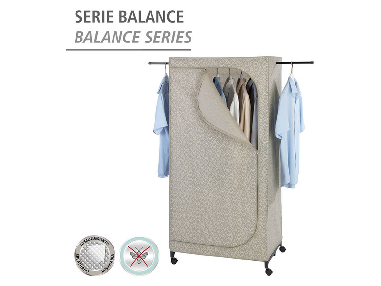 Gehe zu Vollbildansicht: Wenko Kleiderschrank »Balance«, mit Kleiderstange, Metallgestell, aus Vlies - Bild 4