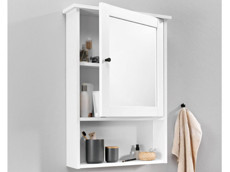 LIVARNO LIVING® Spiegelschrank »Stockholm«, Kiefer-Optik - Lidl.de