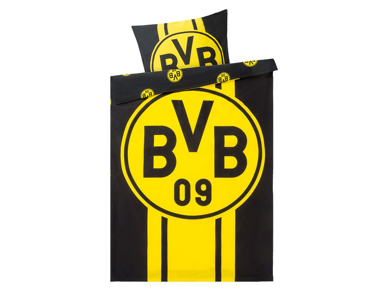 Gehe zu Vollbildansicht: Renforcé Bettwäsche »Borussia Dortmund«, 135 x 200 cm - Bild 1