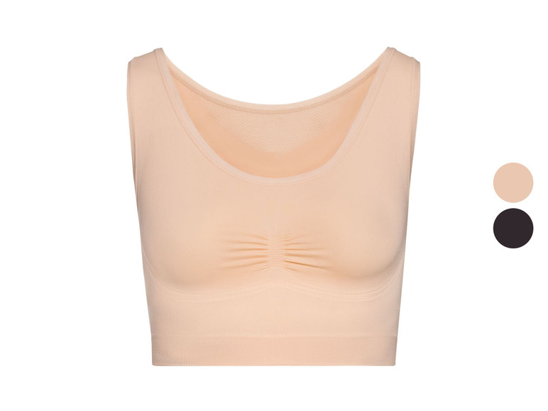 Go to full-screen view: ESMARA® soft-shaping bustier with crossover support function in the back - image 1