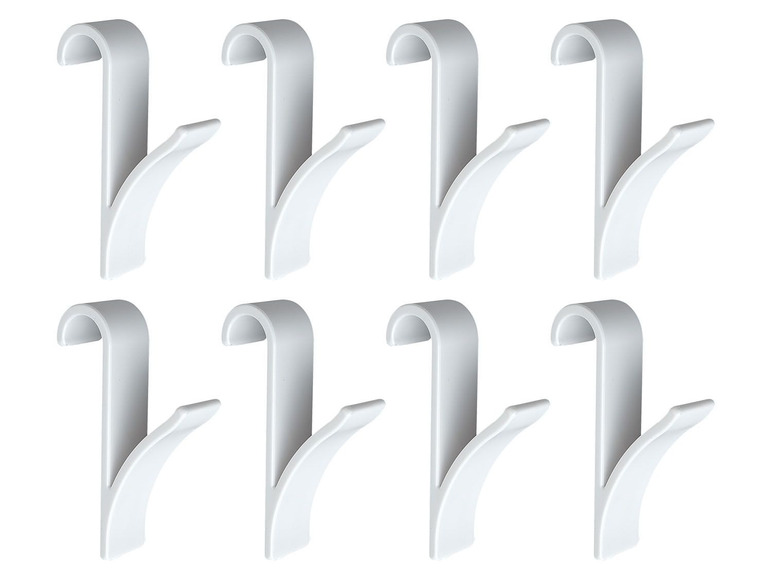 Gehe zu Vollbildansicht: Wenko Haken, 8 Stück, für Handtuchheizkörper, aus Kunststoff - Bild 6