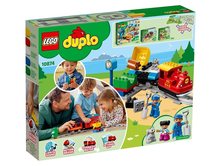 Gehe zu Vollbildansicht: LEGO® DUPLO® 10874 Dampfeisenbahn - Bild 3