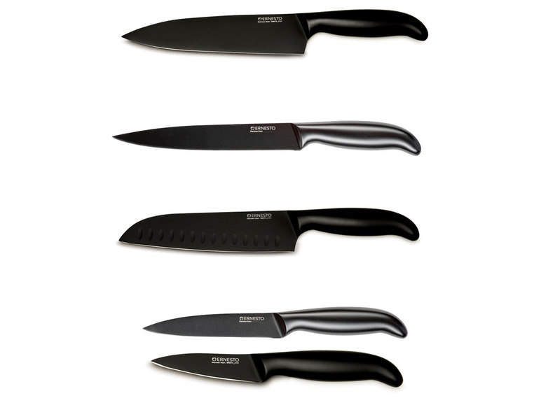 Gehe zu Vollbildansicht: ERNESTO® Messer EDS, schwarz - Bild 1