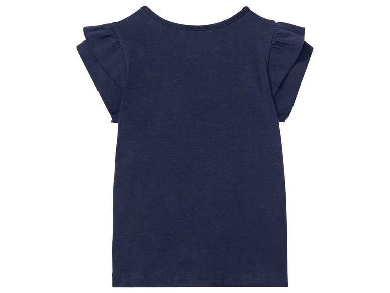 Gehe zu Vollbildansicht: LUPILU® Kleinkinder T-Shirt Mädchen, mit Rüschen oder Häkelspitze, aus reiner Baumwolle - Bild 10