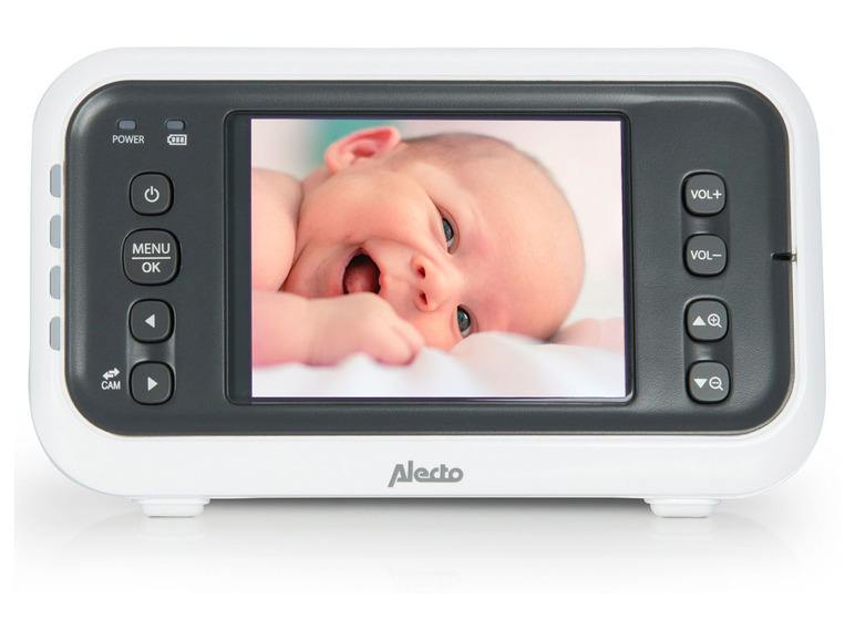 Gehe zu Vollbildansicht: Alecto DVM-77 Video-Babyphone mit 2.8-Farbdisplay, weiß/anthrazit - Bild 3