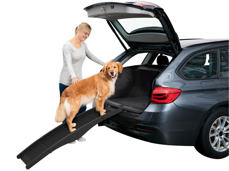Gehe zu Vollbildansicht: ZOOFARI® Hunderampe, faltbar, Ein- und Ausstiegshilfe für Autos, 40 kg Belastbarkeit - Bild 6