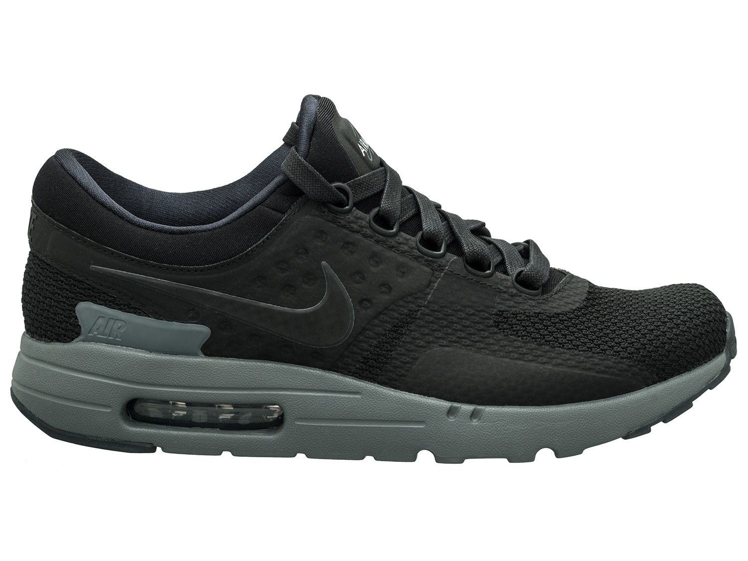 nike air max zero black grey