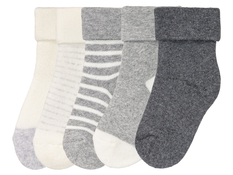 Gehe zu Vollbildansicht: LUPILU® Baby Socken, 5er Set, mit Bio-Baumwolle - Bild 8