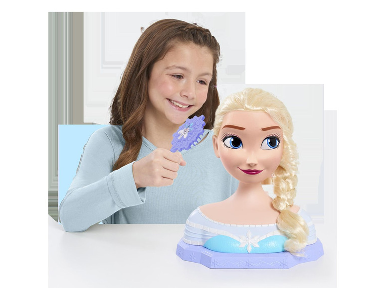 Gehe zu Vollbildansicht: Just Play Ltd. Disney Frozen Elsa Deluxe Styling Head - Spielwaren - Bild 2