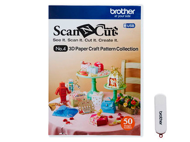 brother ScanNCut Designs Nr.4 3D Papiermodelle Lidl.de