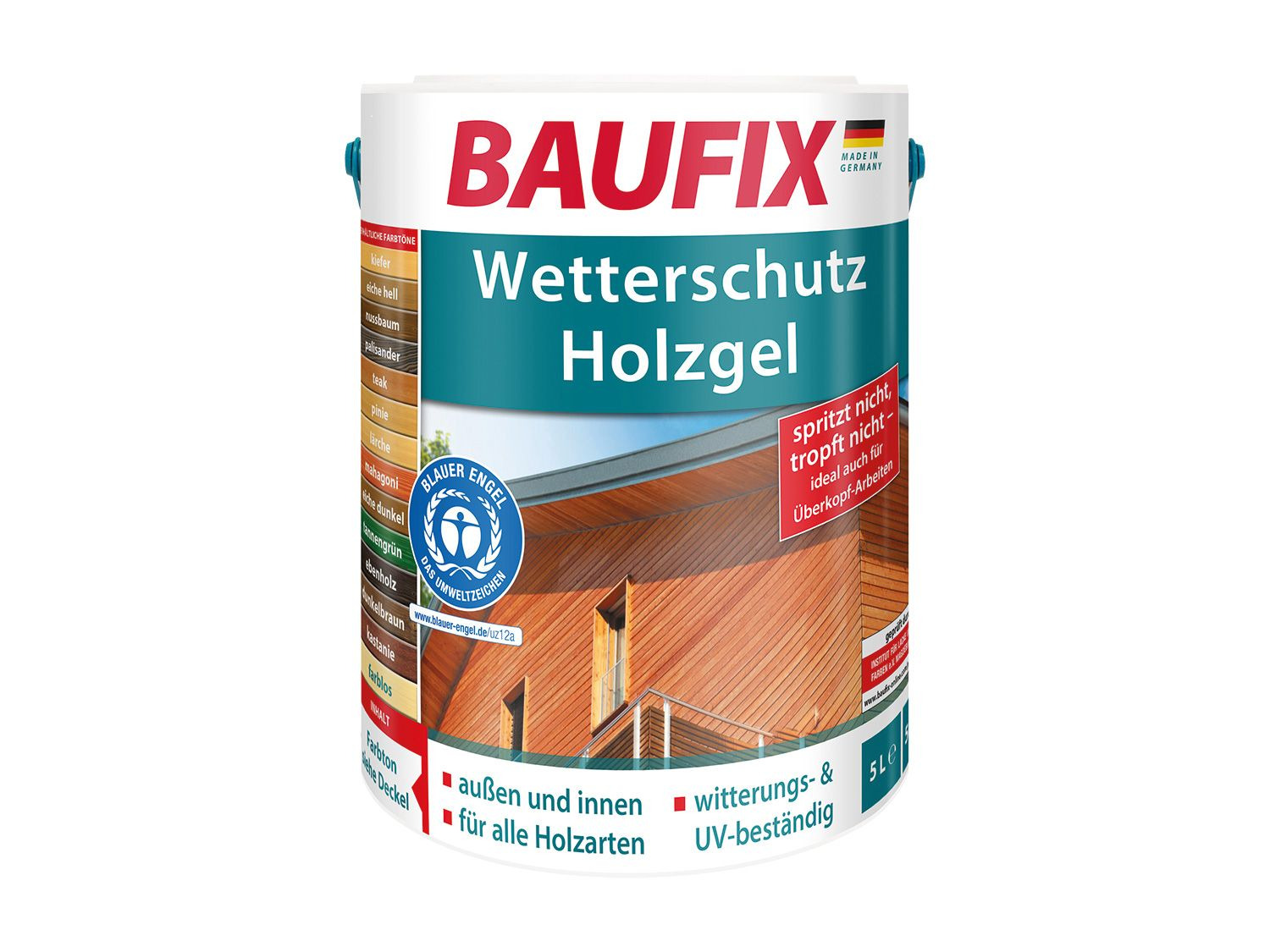 Baufix Wetterschutz Holzgel 5 Liter Lidl