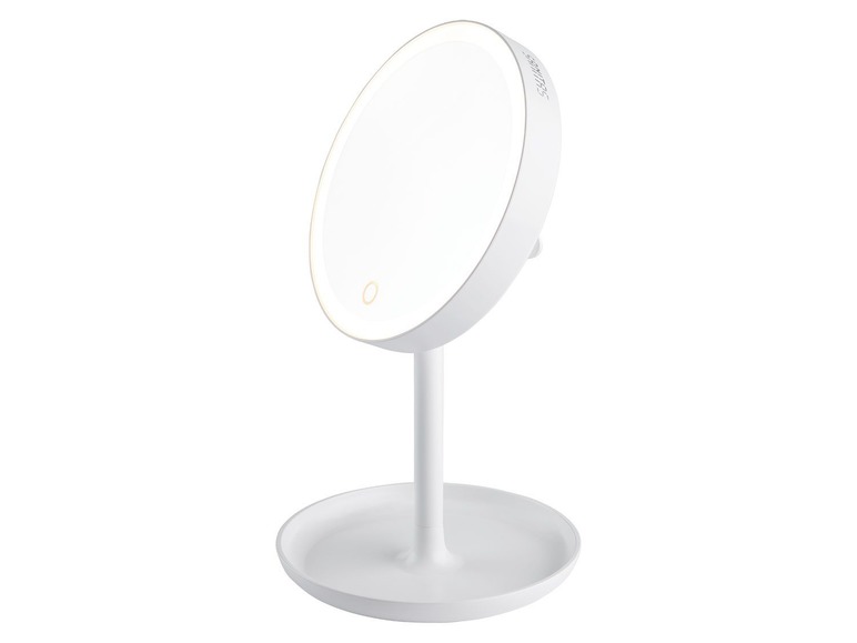 Gehe zu Vollbildansicht: SANITAS Kosmetikspiegel, LED, Ø 17,5 cm, mit 5-fach Vergrößerung - Bild 3