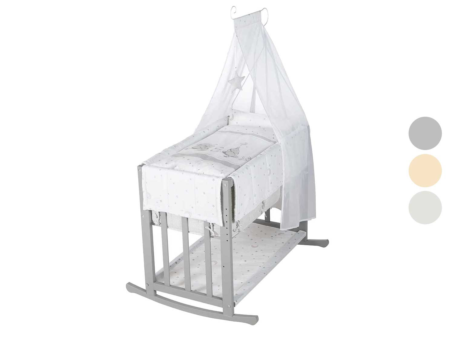 Roba 4 In 1 Beistellbett Wiege Babybett Und Kinderbank Ab Der Geburt Lidl De