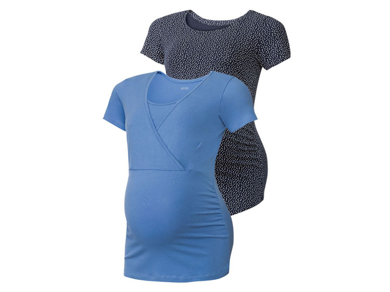 Gehe zu Vollbildansicht: ESMARA® Damen Umstands-T-Shirts, 2 Stück, mit Baumwolle - Bild 14