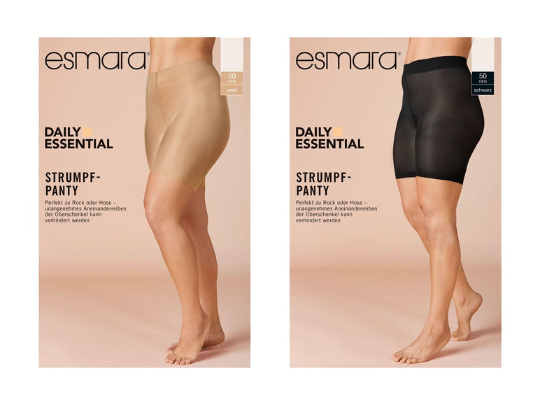 Gehe zu Vollbildansicht: ESMARA® Lingerie ESMARA® Strumpf-Panty Damen, 50 DEN, bequemer Komfortbund, mit Elasthan - Bild 1