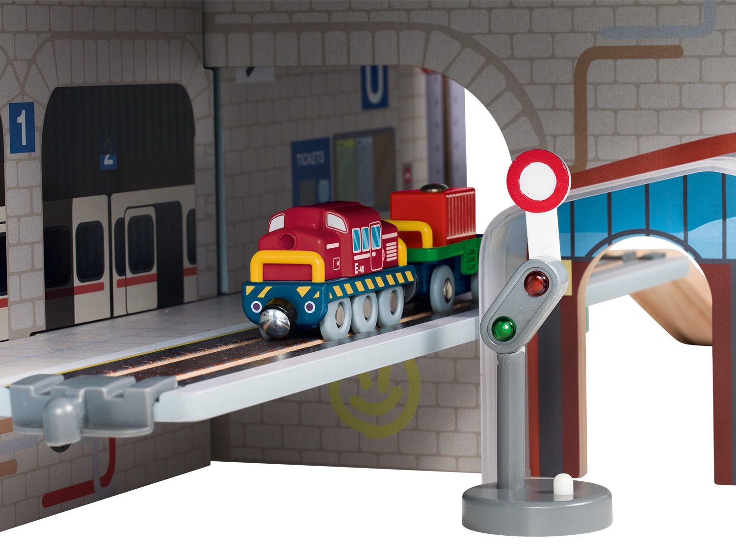 PLAYTIVE® JUNIOR, XXLSet Bahnhof / Logistikzentrum