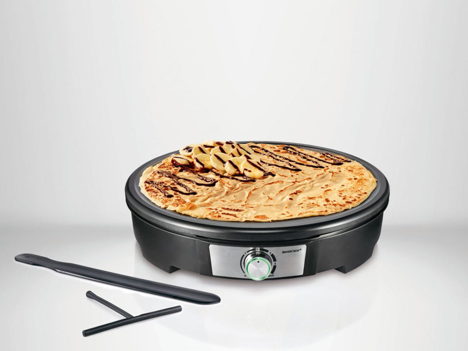 SILVERCREST® Crepe Maker »SCM 1500 E4«, 1500 Watt, stufenloses