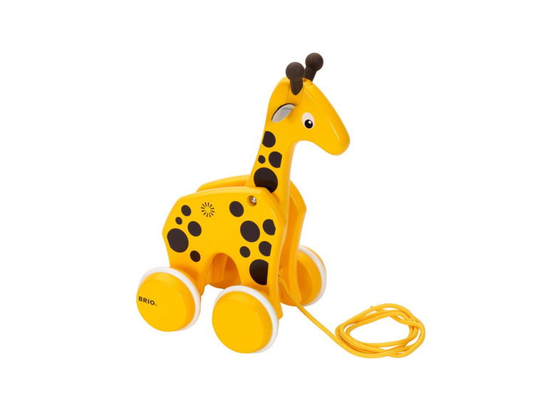 Gehe zu Vollbildansicht: BRIO 30200 »Nachzieh-Giraffe«, klassisches Nachziehspielzeug, ab 1 Jahr - Bild 1