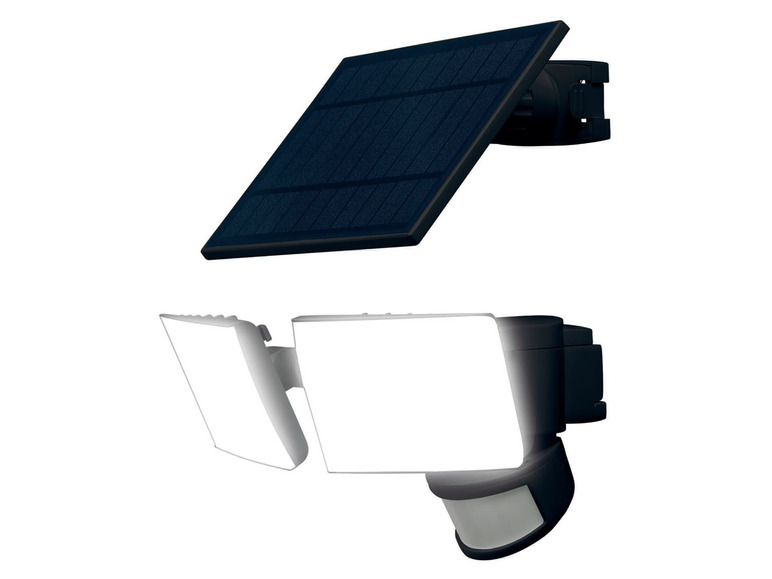 Gehe zu Vollbildansicht: LIVARNO LUX® LED-Solarstrahler, 2 separat dreh- und schwenkbare Strahler, Bewegungsmelder - Bild 4