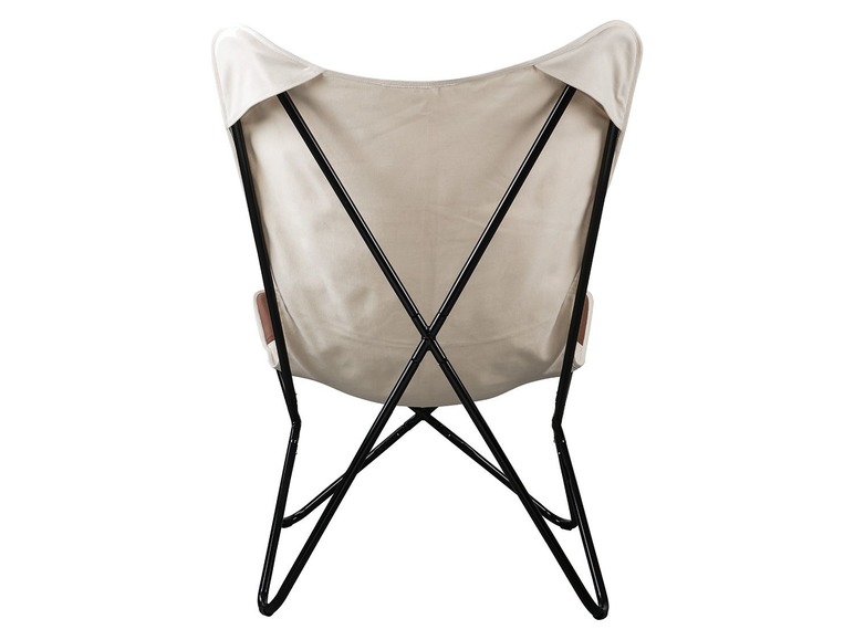 Gehe zu Vollbildansicht: LIVARNO LIVING® Butterfly Stuhl, mit stabilem Metallgestell und abnehmbarem Bezug - Bild 5