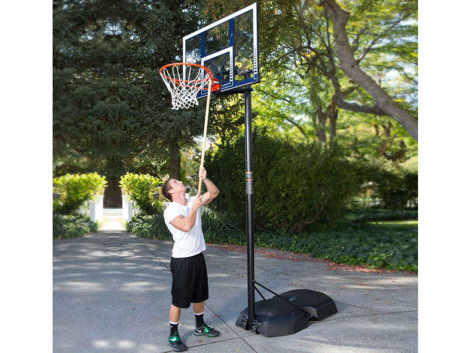 LIFETIME BasketballKorbanlage »Boston Portable«, höhenverstellbar, mit