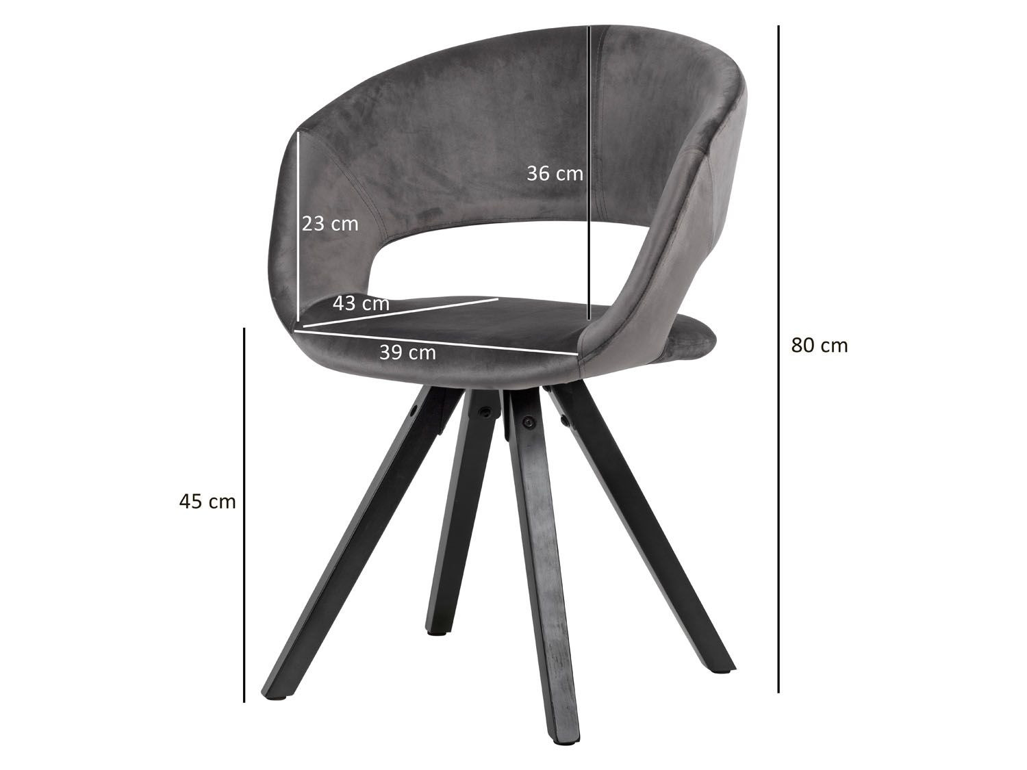 Wohnling Esszimmerstuhl Modern Skandi - Lidl.de